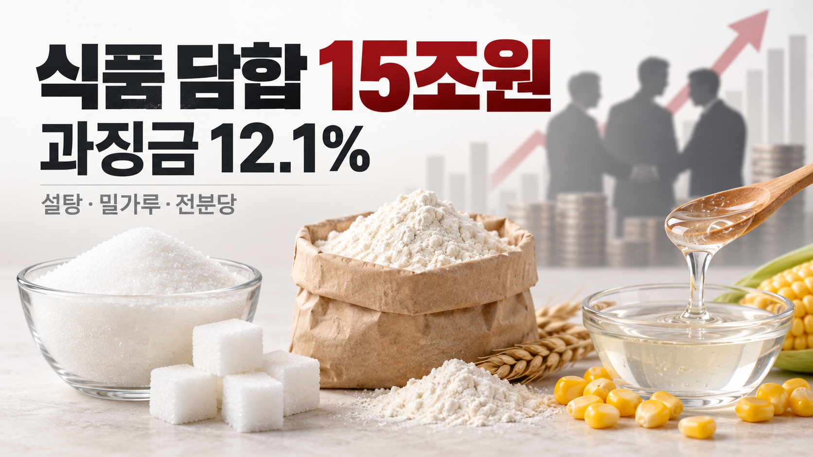 설탕·밀가루·전분당 담합 매출 15조원…과징금 12.1%, 가격 경쟁의 7년 공백