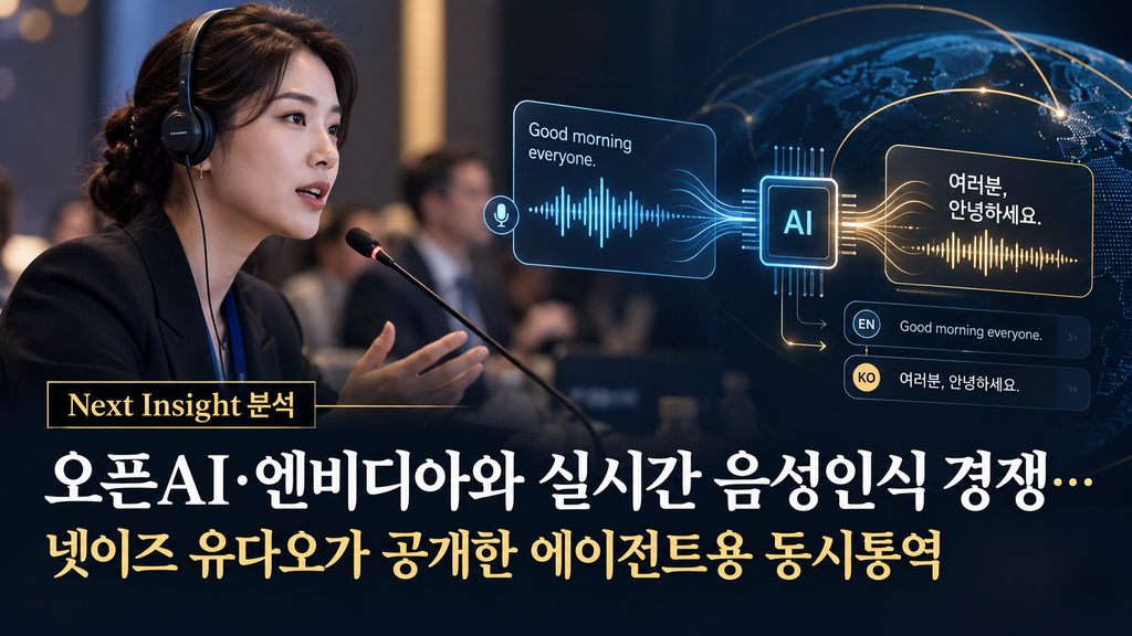 오픈AI·엔비디아와 실시간 음성인식 경쟁…넷이즈 유다오가 공개한 에이전트용 동시통역