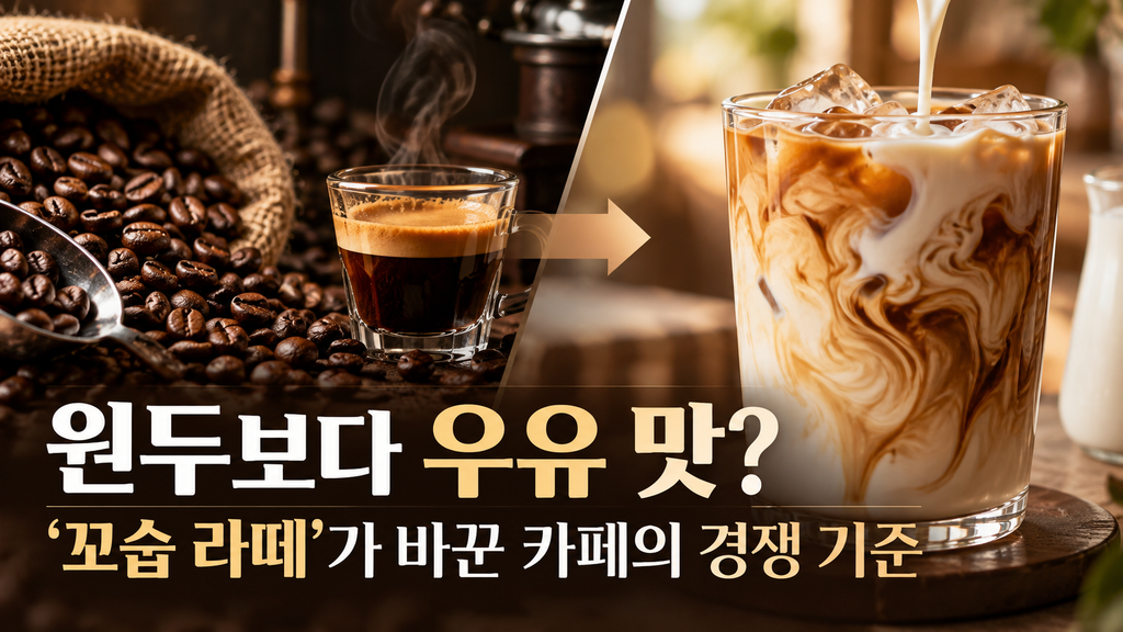 원두보다 우유 맛?…‘꼬숩 라떼’가 바꾼 카페의 경쟁 기준