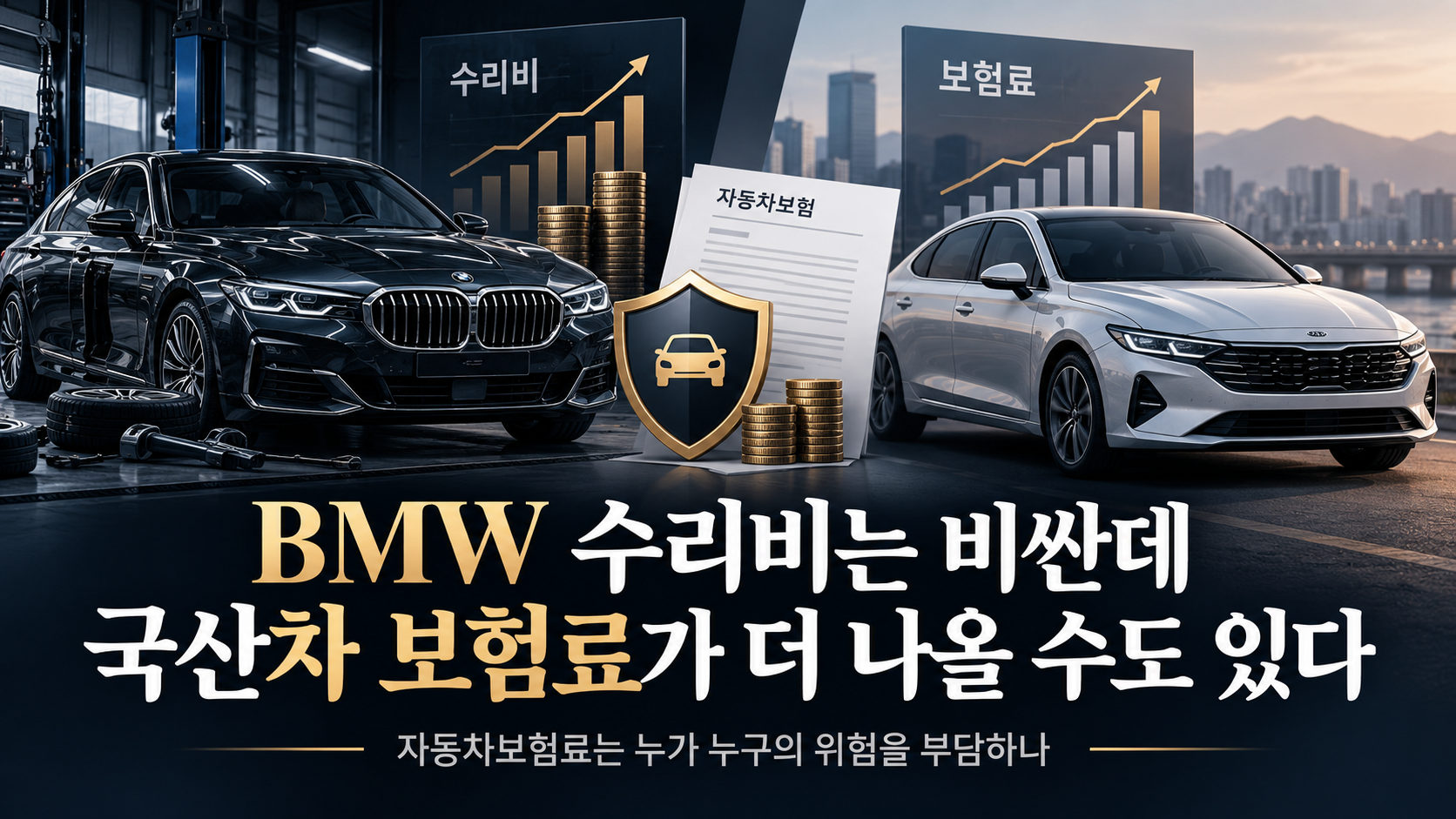 BMW 수리비는 비싼데 국산차 보험료가 더 나올 수도 있다…자동차보험료는 누가 누구의 위험을 부담하나