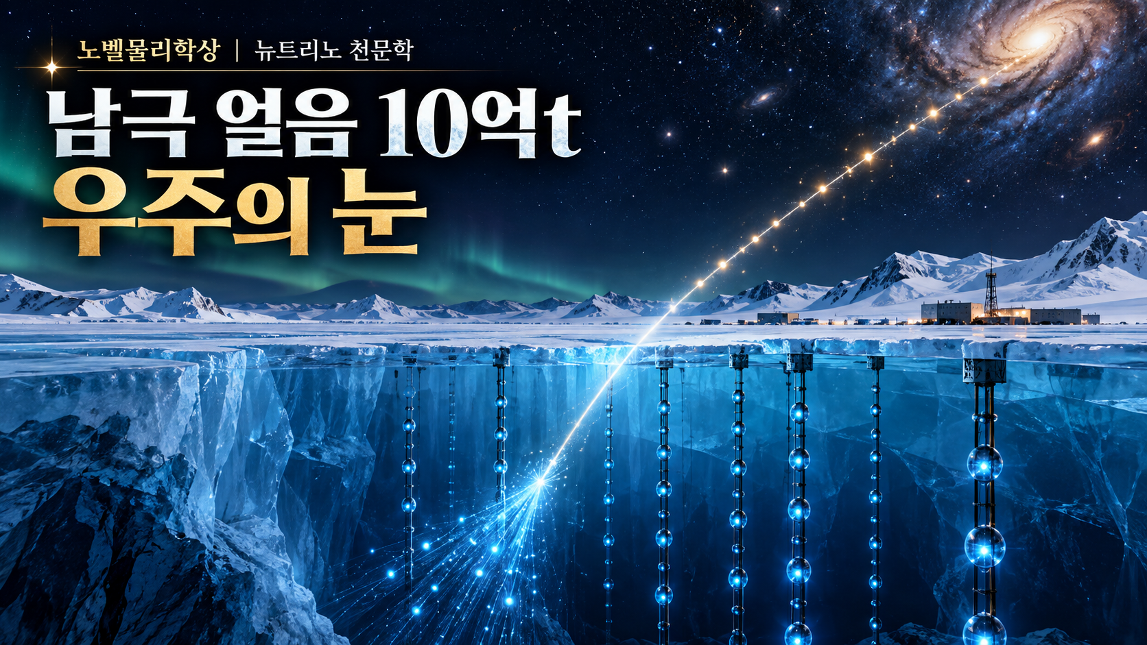 남극 얼음 10억t이 ‘우주의 눈’이 됐다…노벨물리학상 할젠이 연 뉴트리노 천문학
