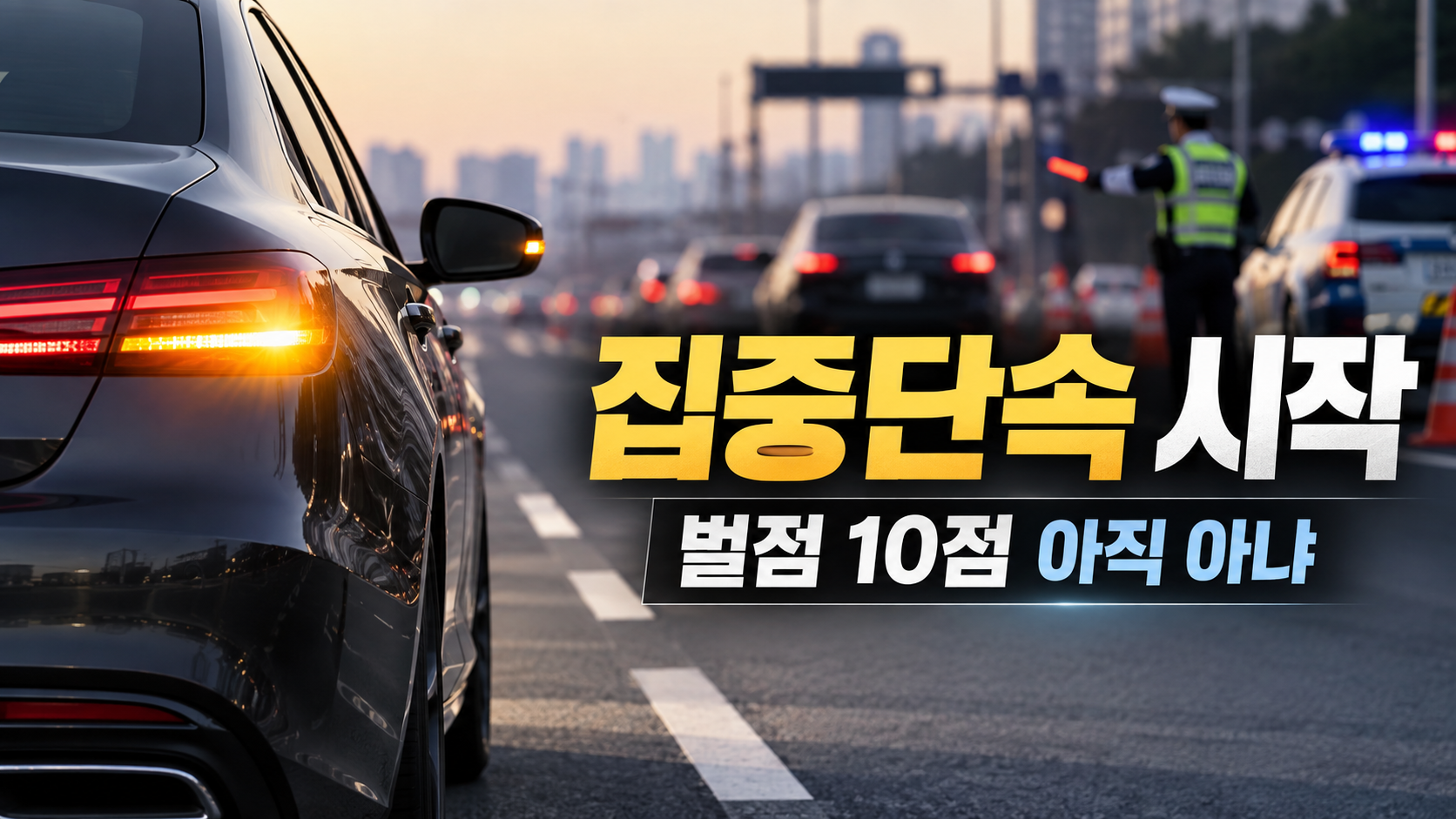 “10월부터 깜빡이 안 켜면 벌점 10점?”…실제로 시작된 것은 ‘집중단속’, 벌점은 아직 아니다