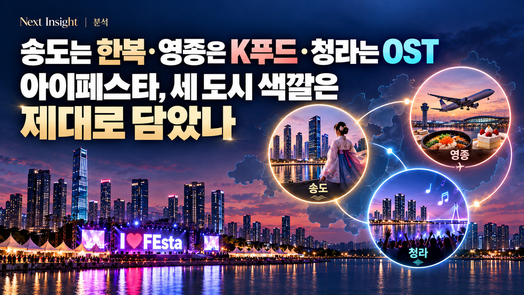 송도는 한복·영종은 K푸드·청라는 OST…아이페스타, 세 도시 색깔은 제대로 담았나